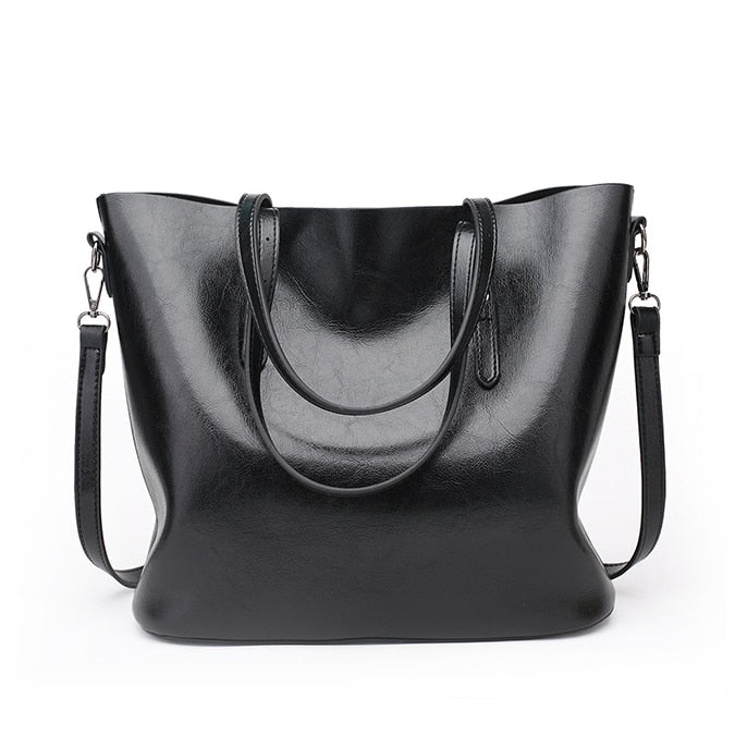 Bolsos de hombro de diseñador de lujo para mujer, bolsos de cuero de gran capacidad, bolsos de cuero al óleo, bolso cruzado para mujer, bolso de mano, Bolsas femeninas