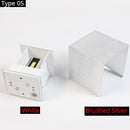 6W/10W LED Wall Lamp Indoor Bedroom Decoration Wall Light Outdoor Garden Lamp Waterproof IP65 Aluminum Brushed Gold/Silver/Brown