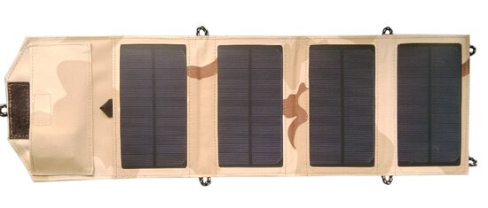 GGXingEnergy Tragbares 8-W-Solarladegerät für Handy iPhone, zusammenklappbares Mono-USB-Solarpanel + faltbares Solarladegerät
