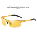 Aluminium Magnesium Photochrome Sonnenbrille Polarisierte Nachtsichtbrille Herren Oculos Driver Yellow Driving Glasses gafas de sol