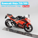 1/12 automaxx 2013 Kawasaki Ninja 250R SE 300 carrera escala motocicleta juguete deportes bicicleta Diecast y vehículos de juguete modelos juguetes réplicas