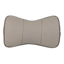 1 pc top layer leather car Headrest support neck/Auto seat safety pillow cowhide/ O SHI CAR pillow protection cervical spine