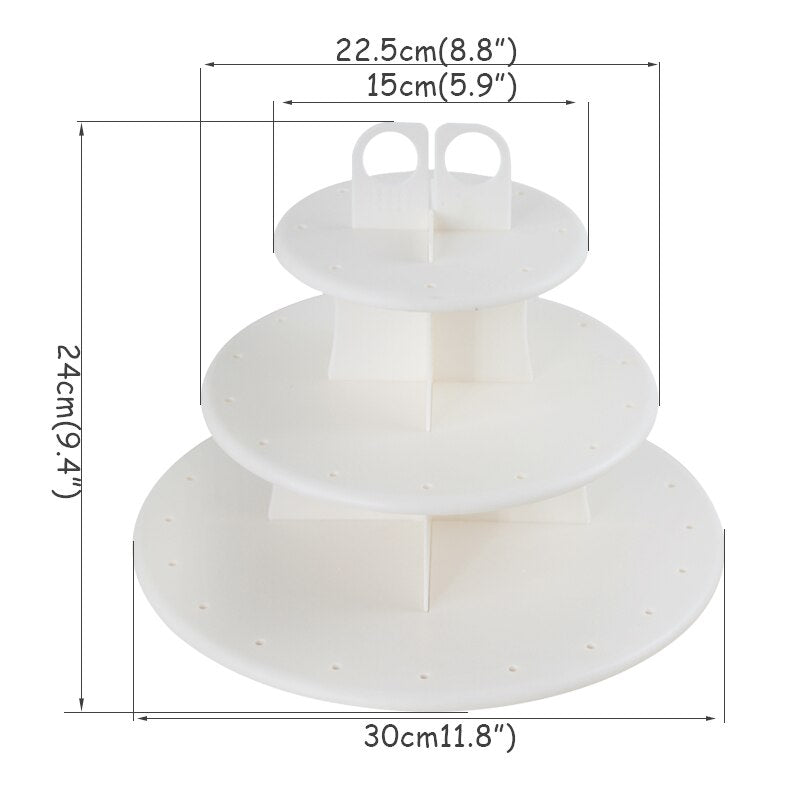 3 Tiers Lollipop Cake Stand Wedding Decoration Donut Wall Lolly Display Stand Holder Baby Shower Birthday Party Dessert Supplies