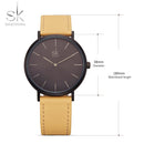 Shengke Brand New Fashion Simple Style Top Famous Luxury Brand Quartz Watch Women Leather Watches Reloj Mujer Zegarek Damski