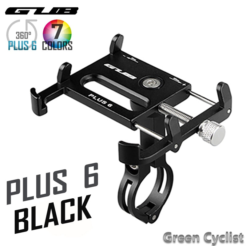 GUB New Free Rotation Bicycle Phone Holder Plus6/Pro2 Cycling Phone Support Handlebar Accessories for Smartphone Bracket