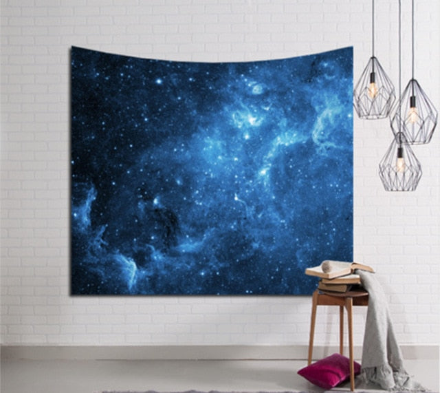 Galaxy Hanging Wall Tapestry Hippie Retro Home Decor Yoga Beach Mat 150x130cm/150x100cm