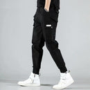 New Harajuku Cotton Multi-Pockets Style Fashion Cargo Pants Men Autumn Hip Hop Streetwear Casual Elastic Trousers Camo