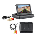 4.3&#39;&#39; HD Foldable Car Rear View Monitor Reversing LCD TFT Display Night Vision Backup Rearview Camera PAIL/NTSC for Vehicle