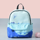 Moon Wood Women Backpack Black Blue Travel Bag Print Sea Moon Casual Canvas Backpack School Bags For Teenager Girls Sac