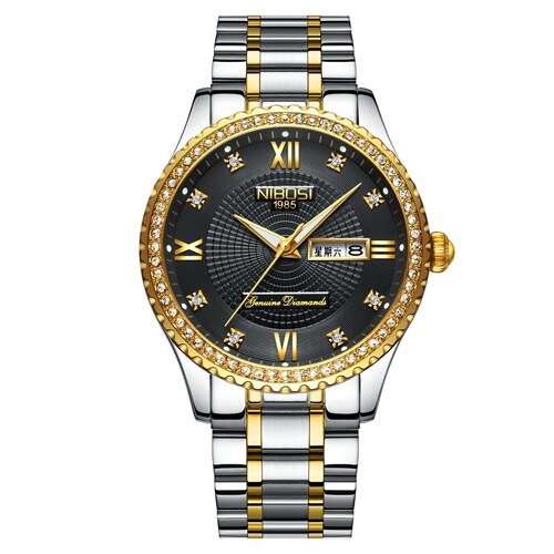 NIBOSI 2022 New Gold Watch Women Watches Ladies Creative Steel Women&