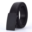 WOWTIGER Fashion Designers Men Automatic Buckle Leather luxury Belt Business Male Alloy buckle Belts for Men Ceinture Homme