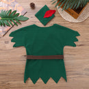 Kids Boys Dress Up Costumes T-shirt with Hat Belt Halloween Chirstmas Cosplay Party Boy for Fancy Carnival Role Play Clothing
