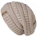 FURTALK Beanie Winter Hats for Women Knitted Slouchy Beanie Hat with Velvet Ladies Warm Winter Cap Korean Red Black Yellow Cap