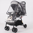 stroller rain cover Transparent Wind Dust Shield Zipper Open Raincoat stroller accessories rain cover For Baby stroller cover