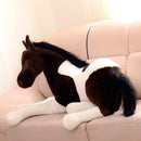 Big Size Simulation animal 70x40cm horse plush toy prone horse doll for birthday gift