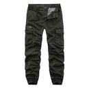 2022 Cotton Cargo Pants Men Ankle Banded Casual Slim Jogger Pants Men Pantalon Hombre