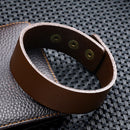 2022 Modeschmuck Vintage glatte glänzende Lederarmband Charme Schmuck Armbänder Armreifen Manschette Armband Männer Pulsera Hombre