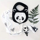 5PCS Mixed Design Cute Animal Dedign Baby Boys Girls Bibs Kids Panda Lion Rabbit Design Bibs