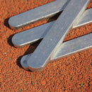 Placas de acero para portadores de chalecos de peso ajustado y espinilleras para piernas placas invisibles de acero especial 4 piezas por lote