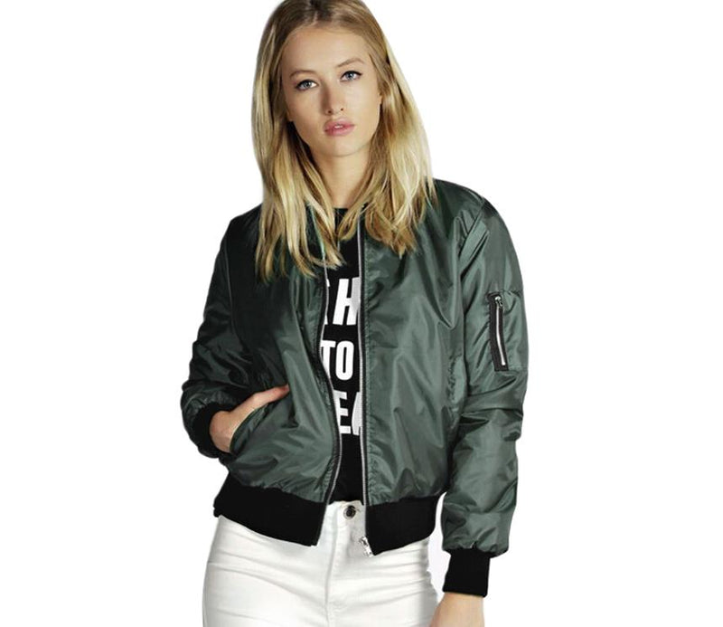 2022 Fashion Summer Windbreaker Women Jacket Coats Long Sleeve Basic Jackets Bomber Thin Women's Work Wear Jacket Female Outwear