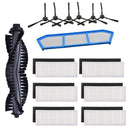 Accessories Kit For Ilife A4 A4S A40 Vacuum Cleaner Parts HEPA filter primary filter side brush Roll Brush Cover Mop Pad Cloth