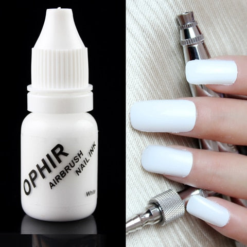 OPHIR 12Colors Acrylic Water Inks/Airbrush Nail Inks for Nail Art Paint Airbrushing Nail Polish 30 ML/Bottle Pigment_TA100(1-12)