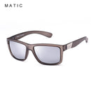 MATIC Ladies Retro Pilot Aviation Sunglasses For Womens Quality Pink Mirrored Sun Glasses Eyewear Luxury Brand Zonnebril Dames