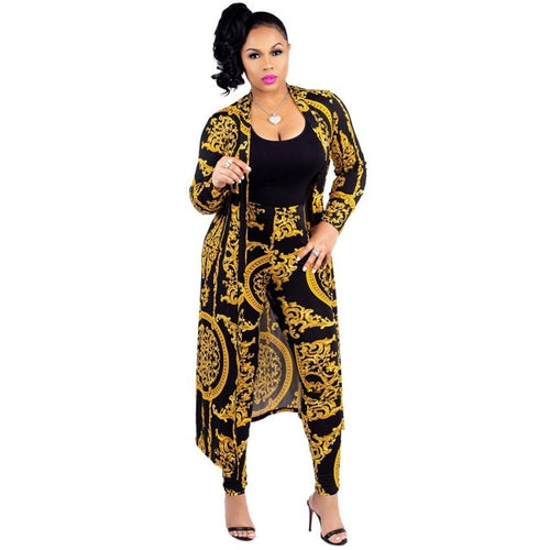 The Bazin Flow | African Print Baggy Pants (2-Piece Set)