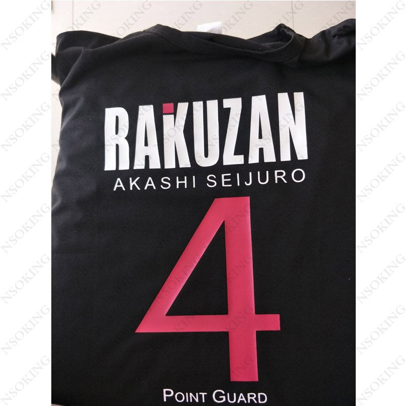 Neues Kuroko Basketball Cosplay T-Shirt Kuroko no Basuke Akashi Seijuro Kise Ryota Baumwolle Herren T-Shirt Anime Tops T-Shirts