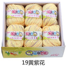 6balls/lot 73 Colors Milk Cotton Yarn Baby Wool Yarn DIY Knitting Children Sweater Hat Hand Knitted Yarn Knit Blanket Crochet