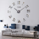 special offer 3d big acrylic mirror wall clock diy quartz watch still life clocks modern home decoration living room stickers