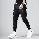 New Harajuku Cotton Multi-Pockets Style Fashion Cargo Pants Men Autumn Hip Hop Streetwear Casual Elastic Trousers Camo