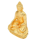 Estatua de Buda Shakyamuni de budismo tibetano de aleación estatua dorada 2,3x1,5x3,1''