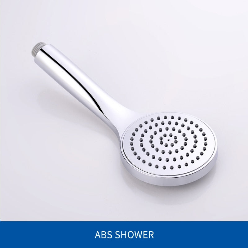 New Shower Slide Bar Combo High Quality Hand Held Shower Head Holder Wall Mount ABS Chrome Plated Shower Sliding Bar Set