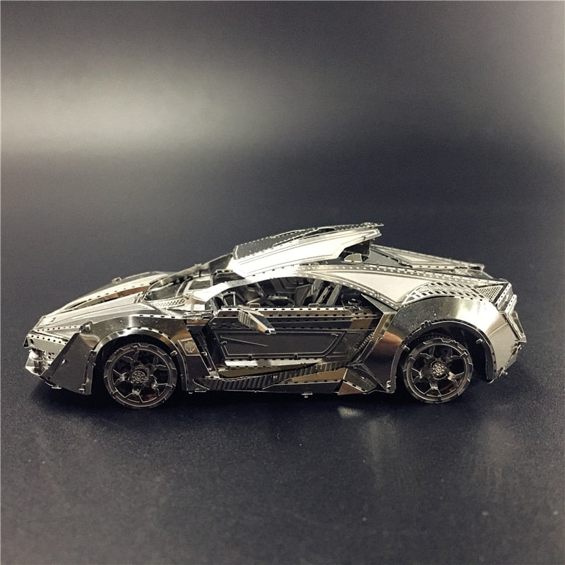 MMZ MODEL NANYUAN 3D Metallmodellbausatz Hypersport Racing Car Assembly Model DIY 3D Laser Cut Model Puzzle Spielzeug für Erwachsene