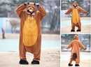 New Animal Beaver Pajamas Sleepwear Cartoon Sleepsuit Pajamas Cosplay Costume Adult Unisex