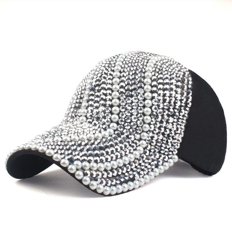 [YARBUU] neue Marke Baseballmützen für Frauen Strass Hut Lady Girl Mütze schwarz Snapback Cap Casquette Hüte verstellbare Caps