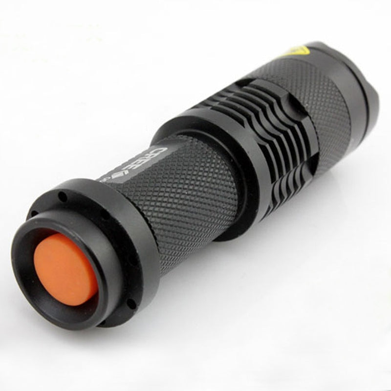 3 Modes Waterproof Led Flashlight Q5 2000lm  Zoomable Hot sale Self Defense no tazer shock Mini Flash Light Torch Penlight