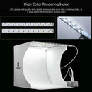 20cm 2 Led Mini Lightbox Product Shoot Light Box Easy Used Photo Studio Softbox Photography Box Light Tent Photo Background Kit