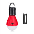 3 LEDs Tent Hanging Lamp 3 Modes LED Bulb Carabiner Bulb Light Portable Lantern Outdoor SOS Camping Lamp Emergency Lighting AAA
