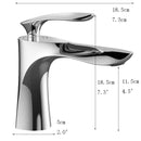 Basin Faucets White With Gold Bathroom Faucet Hot and Cold Water Basin Mixer Tap Chrome Finish Brass Toilet Sink Water Taps B581