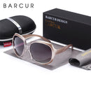 BARCUR Original Gradient Polarized Sunglasses Women Vintage Ladies Sunglasses gafas oculos de sol masculino