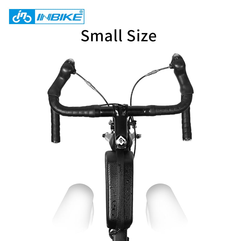 INBIKE Hard Shell Bicycle Bag Waterproof Top Tube Bag Rainproof  Capacity MTB Bike Front Frame Bag Cycling Accessories IB297