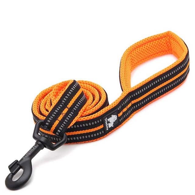 Truelove Soft mesh Nylon Dog Leash Double Trickness Running Reflective safe Walking Training Pet Dog Lead leash Stock 200cm hot