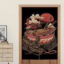 Japanese Style decorative door curtain fabric cloth home screens partition bathroom sushi kitchen restaurant curtains