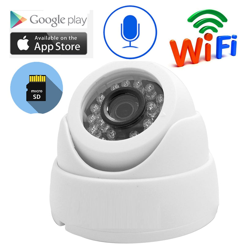 IP-Kamera Wifi 1080p Überwachung Home Security Wireless CCTV-Kameras TF-Kartensteckplatz Infrarot-Audio-Dome IPcam Onvif JIENUO