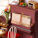 Robotime Art Dollhouse DIY Kits de casa en miniatura Mini casa de muñecas con muebles Simon's Coffee Toys para niños Regalo para niñas DG109