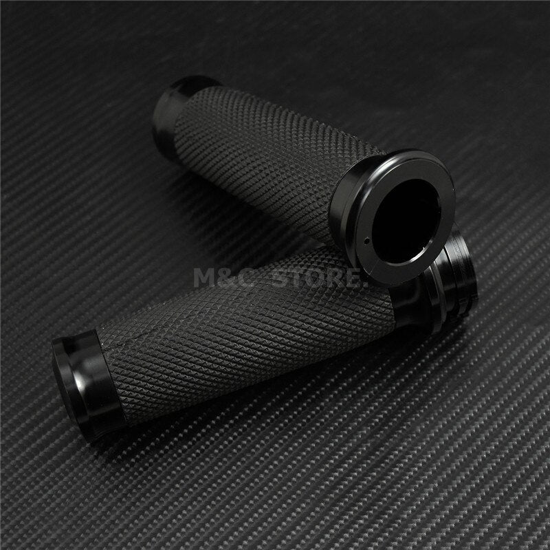 Universal Motorcycle 1&quot;25mm Hand Grips Handle Bar For Harley Touring Street Glide Sportster 883 1200 XL Dyna VRSC Softail Custom