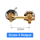 2/3/4/5 Ways Water Outlet Screw Thread Center Distance 10cm 12.5cm Mixing Valve Brass Bathroom Shower Mixer Faucet Tap Cabin