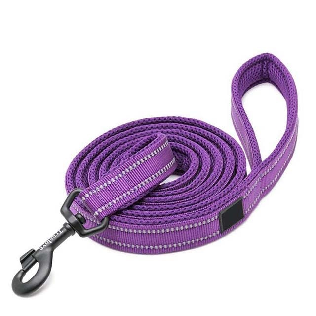 Truelove Soft mesh Nylon Dog Leash Double Trickness Running Reflective safe Walking Training Pet Dog Lead leash Stock 200cm hot